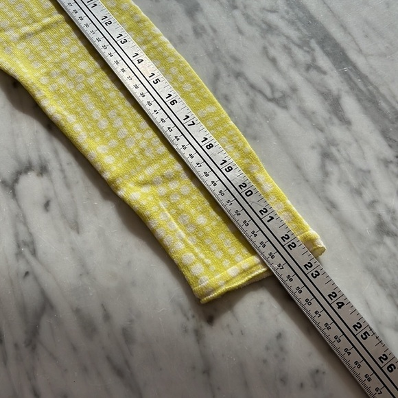 MARLED Sweater, Polka Dot, Yellow Green, Size M - Picture 7 of 7